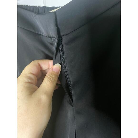 Etcetera Black Satin Pants Size 8 - Picture 4 of 7